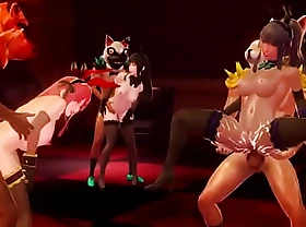 Bang-Bang Rabbits [3D Hentai, 4K, 60FPS, Uncensored]