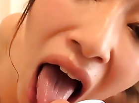 Japanese Asian Tongue Spit Orientation Nose Licking Sucking Kissing Handjob Charm - More at fetish-master porn video
