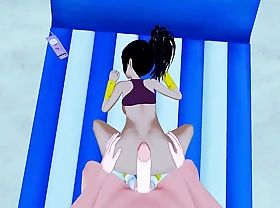 Kale gets fucked in advance beach detach from your pov titty fuck and missionary creampie - dragon ball hentai