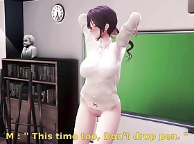 My Morose Slave Teacher Get Pregnant From Me (3D HENTAI)