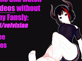 Rin - Sexy Teen With Big Nuisance In Stockings & Sexy Skirt Dancing + Gradual Undressing (3D HENTAI)