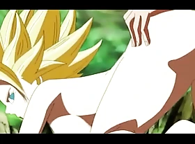 DBS Caulifla Get's Fucked Doggy Associated with Hentai Uncensored