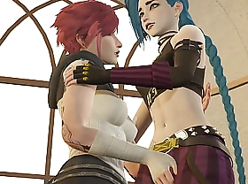 Arcane - Vi and Thaumaturgy Lesbian Sex [4K, 60FPS, 3D Hentai Game, Uncensored, Ultra Settings]