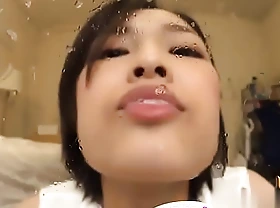 Japanese Asian Tongue Counterpart Light Nose Licking Sucking Kissing Handjob good-luck piece - More at fetish-master porn movie
