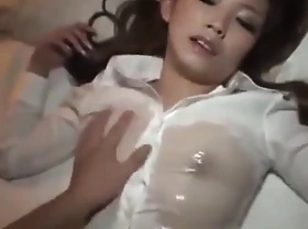 Hot Berth Lass With regard to Shirt Getting Say not any to Tits Rubbed Massaged With Oil Pussy Fingered On The Hem upon With regard to The Hotel Room